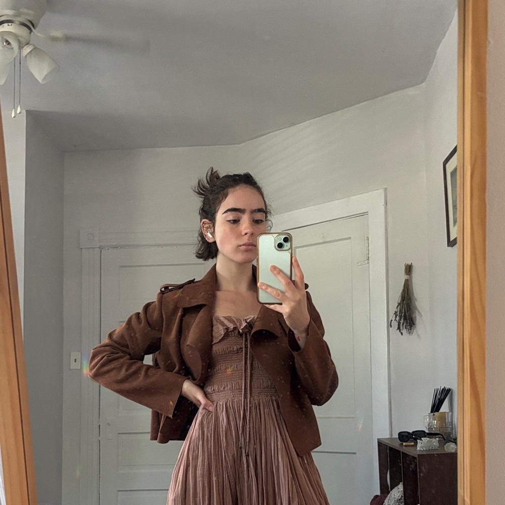 Banana Republic Women's Brown Leather Jacket